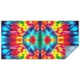 thumbnail image 1 of Vibrant Tie Dye Symmetry Rectangle Tablecloth 60"x120",Waterproof Polyester Rectangle Table Cloth, Wipeable Spillproof Polyester Tablecloth for Dining, Camping, Indoor and Outdoor, 1 of 6