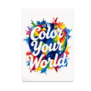 Vibrant Tie-Dye Wall Art - Arts and Crafts Enthusiast - 13x19 Poster Print