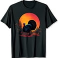 thumbnail image 1 of Vibrant Turkey Sunset Graphic T-Shirt Dark Green Nature Design, 1 of 5