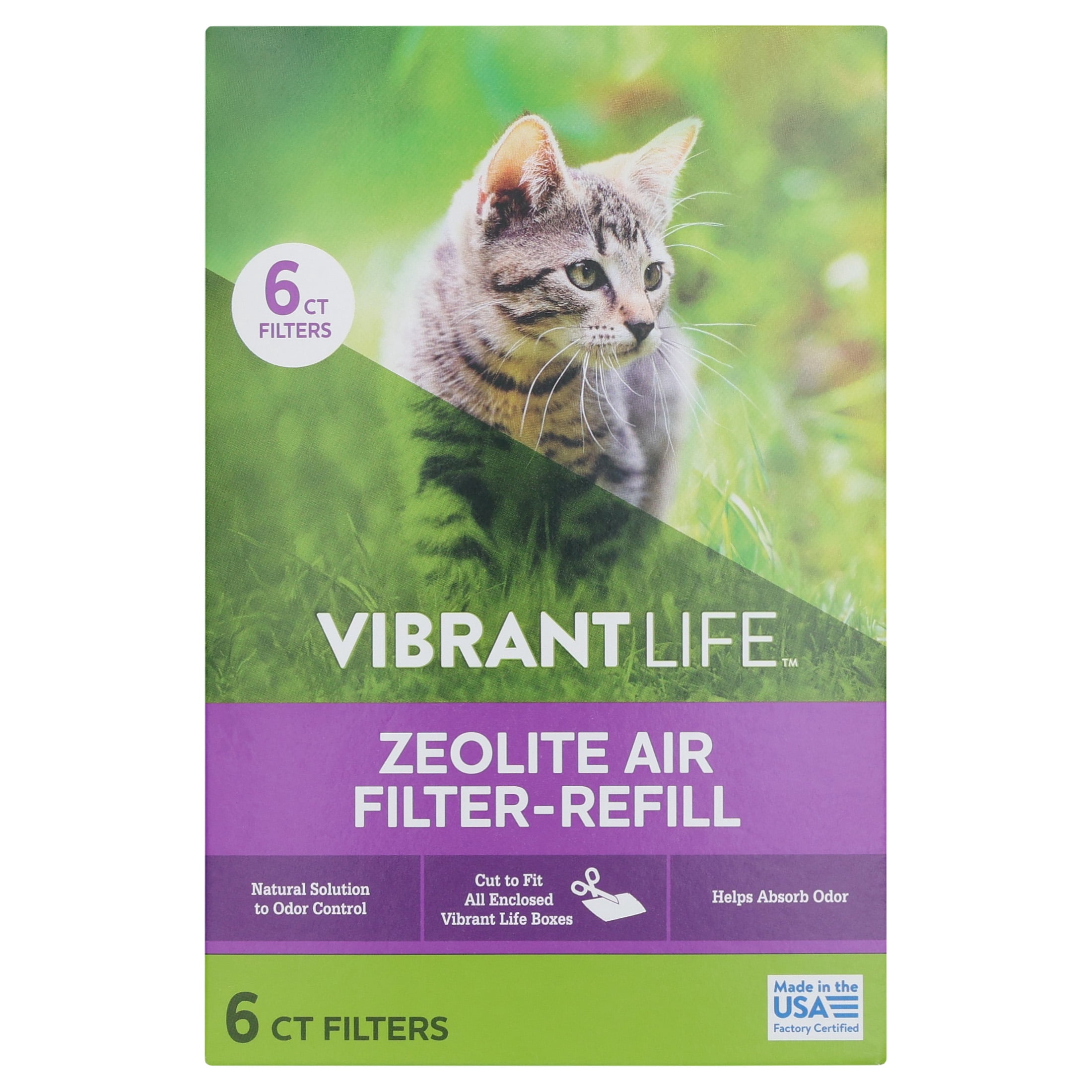 Vibrant Life Zeolite Air Filter Refills, 6 Count - Walmart.com