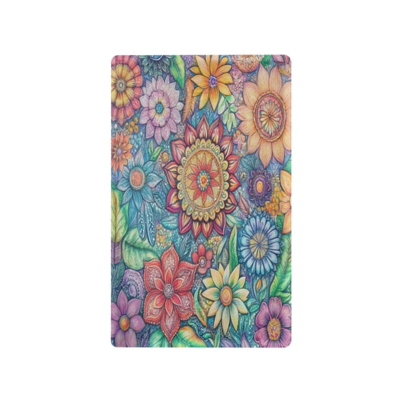 Vibrant and Colorful Flower Light Switch Cover Switch Plate Outlet Cover Plug Cover for Electrical Outlet