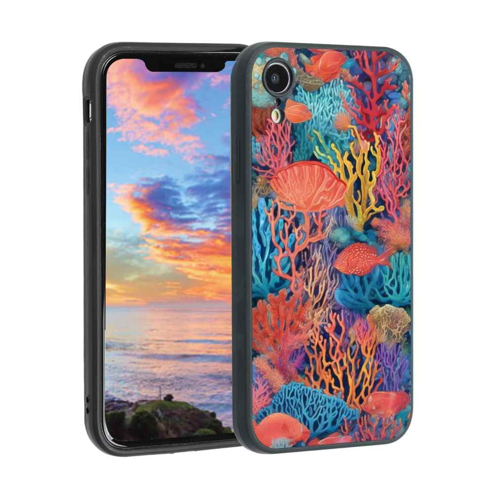 Vibrant-coral-reef-explorations-4 phone case for iPhone XR for