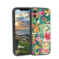 thumbnail image 1 of Vibrant-tropical-luau-patterns-0 Phone Case, Designed for iPhone 12 Case Soft Silicon for women girls boys wife gift,Shockproof Phone Cover, 1 of 1