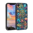 thumbnail image 1 of Vibrant-underwater-treasure-symbols-1 Phone Case, Designed for iPhone XR Case Soft Silicon for women girls boys wife gift,Shockproof Phone Cover, 1 of 1