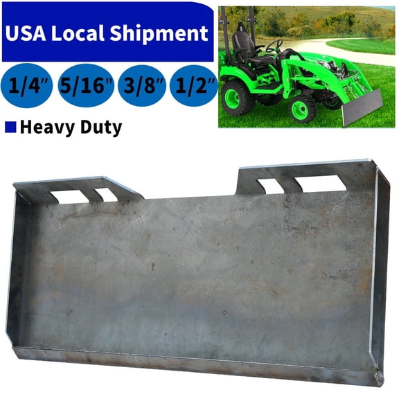 VibrantEcho 1/4" Thick Skid Steer Loader Mount Plate, Quick Tach Attachment Heavy Duty