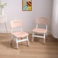 thumbnail image 1 of VibrantEcho Adjustable Kids Chair, 3 Level Height Adjustable Child Chair, Toddler Chairs for Children Boys Girls Age 2-8, Child Seat Set Suitable for Home Family Classroom Nursery Indoor Use (2-Pack), 1 of 12