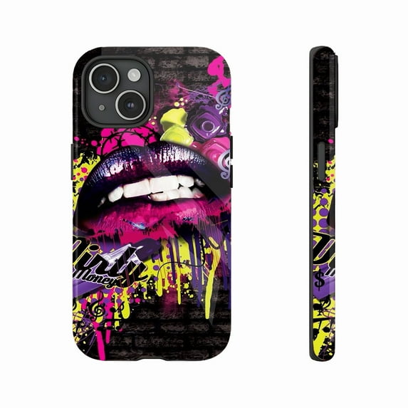 VibrantGraffitiDesignBoldiPhoneCaseForTrendsettersFashionLoversCompatibleWithiPhone11/12/13/14/15/16ProMaxPlus