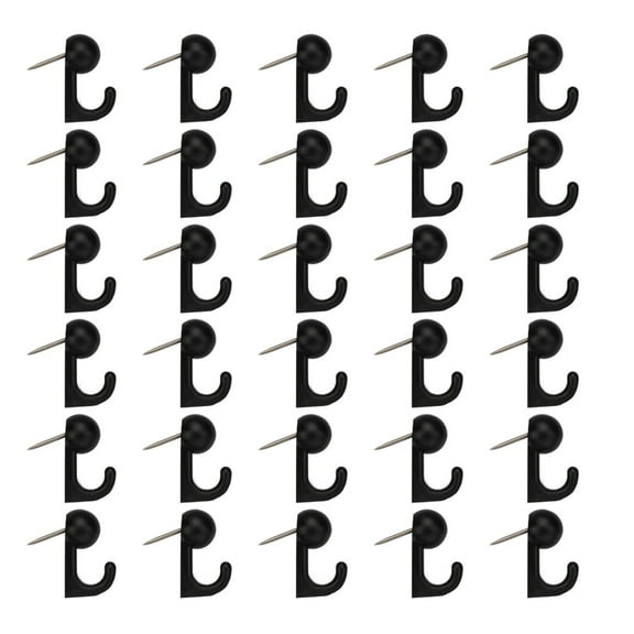 Vibranting Clear Resin Decorative Hook Tacks With Musical Note Designs for Home Office Craft Supplies Wall Mounting