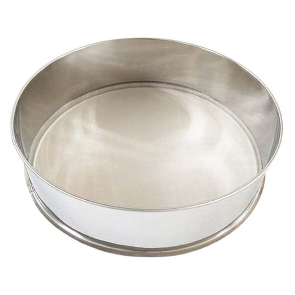 Vibrate Sieve Machine Mesh Screen Stainless Steel Round Screen Vibrating Screen Electric Powder Shaker Replacement Screen 19.6inch Diameter 100 Mesh