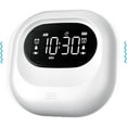 thumbnail image 1 of Vibrating Alarm Clock for Heavy Sleepers, Rechargeable Battery Operated Bed Shaker Under Pillow, Vibration Adjustable, Wireless,Dual Alarms,Backlight Travel Portable Digital Clock, 1 of 7