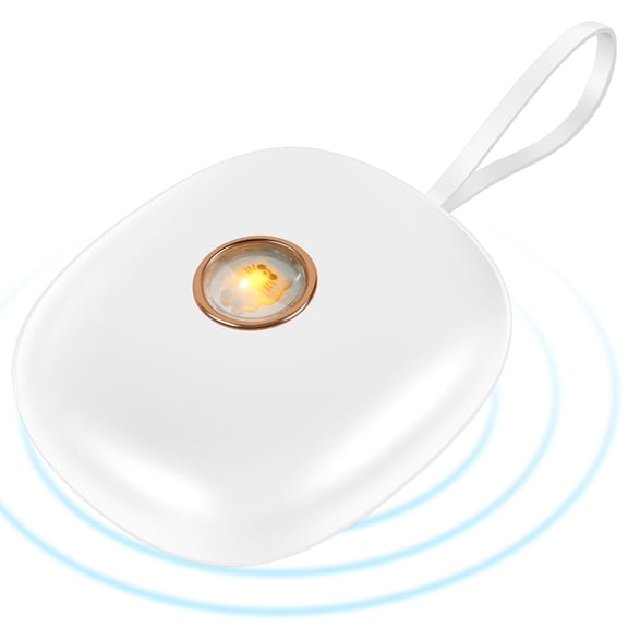 Vibrating Alarm Clock Under Pillow Battery Operated Silent Bed Shaker With LED Display (white )