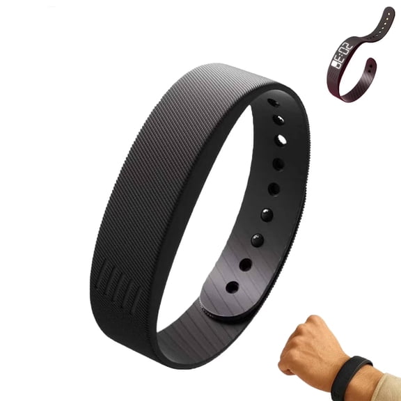 Vibrating Alarm Reminder Watch, 2026 New Silent Bracelet Wearable Wrist Alarm Clock for Step Counter, Vibration, Stopwatch Timer for Deep Sleepers