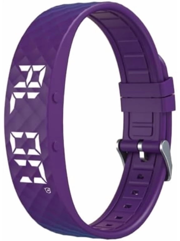 Vibrating Alarm Reminder Watch, Purple