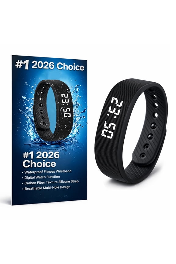Vibrating Alarm Wristband Clock for Heavy Sleepers Wake Band Watch Bracelet Adults Silent Shock Vibration Wrist for Deaf People Wearable Loud Sleep Despertador Alarmas para Despertar
