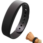 Vibrating Alarm Wristband Fitsleeps Alarm Clock Watches 40-Day Battery Life Silent Wrist Shock Bands for Deepsleepers Elderly Black