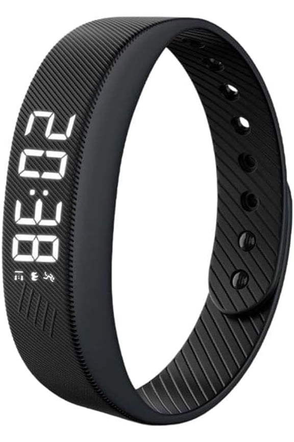 Vibrating Alarm Wristband for Heavy Sleepers & Elderly - Silent Waterproof Watch with, Step Counter & Fitness Tracker, Smart Wrist Shock Clock for Men and Women