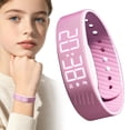 thumbnail image 1 of Vibrating Alarm Wristband for Heavy Sleepers, Friendly Wake Up Sleep Watch, Wrist Alarm, 20-Day Battery Life Alarm Bracelet,Silent Alarm Wristband, Portable Comfortable Sensory Alarm Clock,Pink, 1 of 6