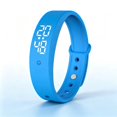 thumbnail image 1 of Vibrating Alarm Wristband, Silent Wakes Up Watch for Heavy Sleepers, Rechargeable Waterproof Alarm Bracelet with Vibration Reminder for Men & Women(Blue), 1 of 6