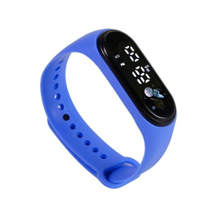 Vibrating Alarm Wristband – Silent Waterproof Watch for Heavy Sleepers, Vibration Alert(Royal Blue)