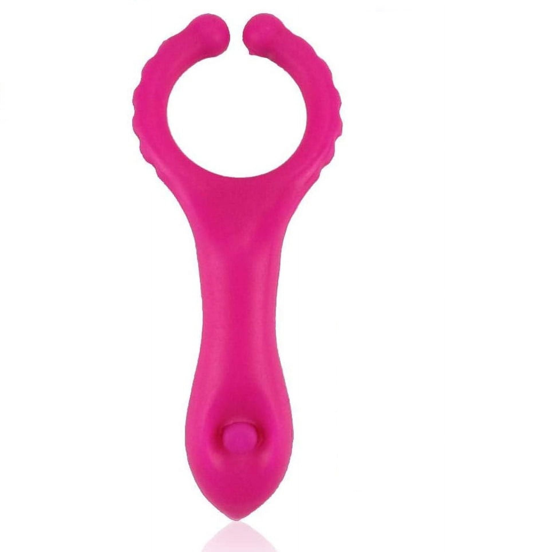 Vibrating Cock Rings Dual Penis Rings Rabbit Ear Silicone Cock Ring Vibrator Male Sex Toys For 0555