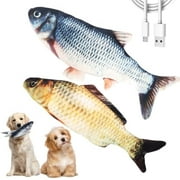 vibrating fish dog toy Pet Supplies : VAIZIQ Flopping Fish Electric Dog Toy