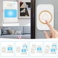 thumbnail image 1 of Vibrating Flashing Wireless with 39 Ringtones, 300m Range, USB Rechargeable Lithium Battery, 4 Volume Levels, 5 Modes, Elderly-Friendly, Hearing Impaired Compatible, 1 of 7