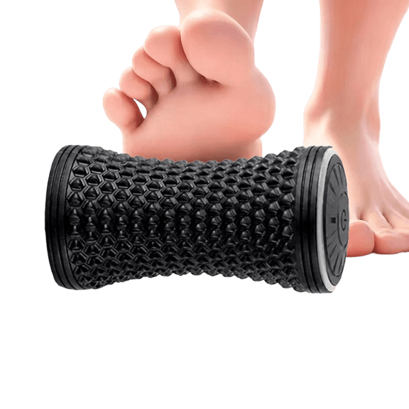 Vibrating Foam Roller 3 Speed Electric Muscle Massage Roller with 3D Nodes for Deep Tissue Massage Post Workout Recovery