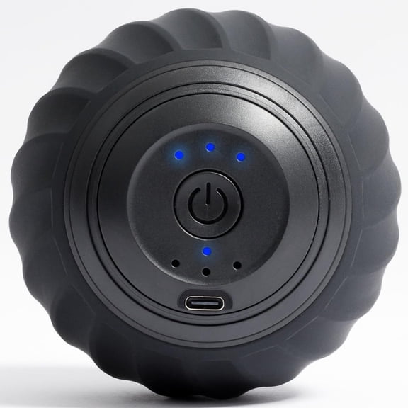 - Vibrating Massage Ball Massager - Deep Tissue Therapy Ball with 4 Speeds - Myofascial Release & Pain Relief
