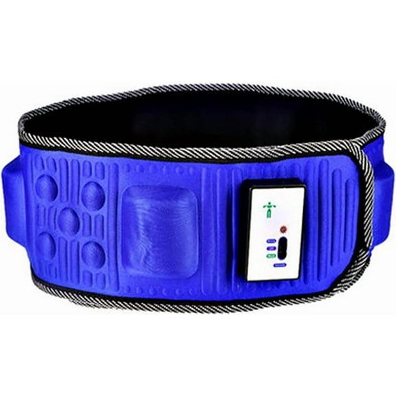 Vibrating Massage Belt with Adjustable Intensity for Waist, Back & Body Relaxation