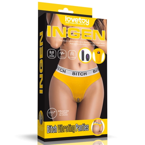 Vibrating Panties Remote Control Bullet Mini Vibrator for Couples Female Sex Toys (34~38 inch waist)
