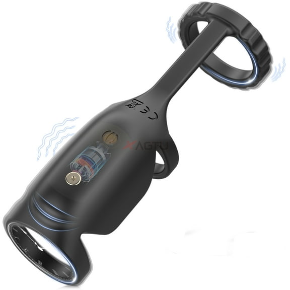 Vibrating Penis Ring Adult Sex Toys for Men, 7 Vibrating Modes Silicone Penis Ring