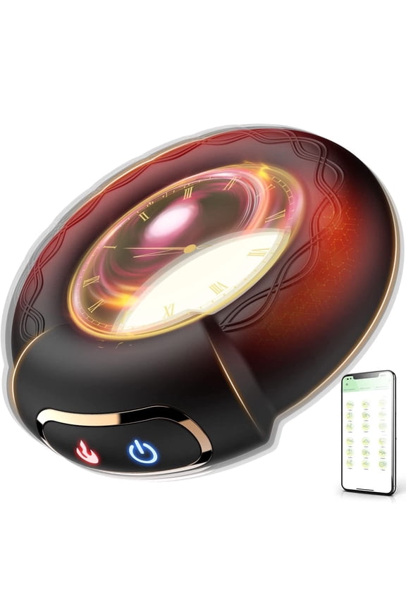 Vibrating Penis Ring,KERERO 10 Vibrations Modes with Heating Function Penis Ring Vibrator Sex Toys for Men, Waterproof Adult Toys , Sex Toys for Couples