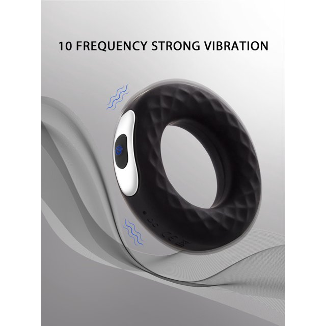 Vibrating Penis Ring for Men Erection Support Pleasure Enhance, Ring