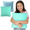 thumbnail image 1 of Vibrating Pillow Sensory Pressure Activated for Kids and Adults - Blue/Green, 1 of 9