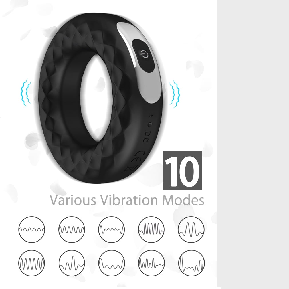 vibrating childrens toys Vibrating Cock Ring 8 Pcs Set