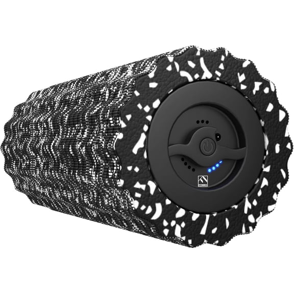 Vibrating Roller for Deep Tissue, , Foot , Exercise, Pilates, , Physical , 4-Speed, Rechargeable, Black