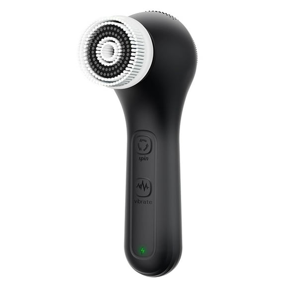 Vibrating & Rotating Face Scrubber, Waterproof Rechargeable Brush, 8 Modes for Deep Cleansing & Massaging
