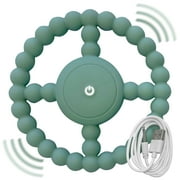 Vibrating Sensory Chew Toy - USB Chargeable Chewy Toys for Autism & Vibrating Teether for Baby 3m+