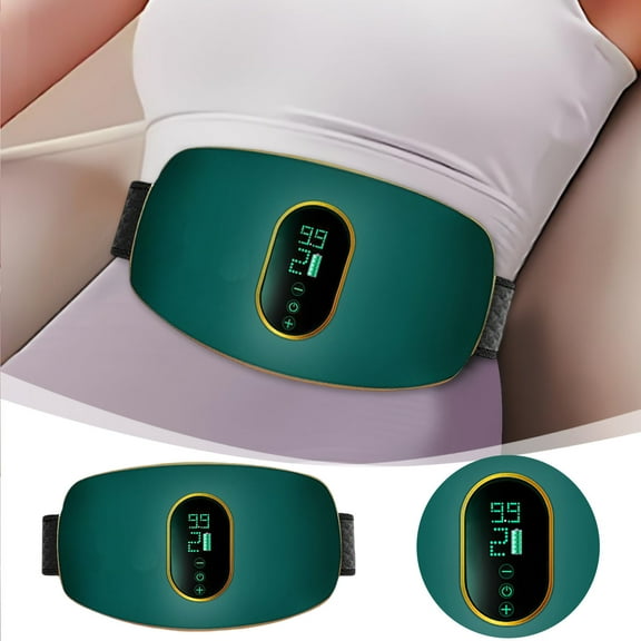 Vibration Abdominal Massager Belt for Waist Training and Muscle Relaxation Portable Home Massage for Daily Use