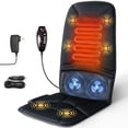 thumbnail image 1 of Back Massager with Heat and Cool, Chair Massage Cushion with 6 Vibrating Motors  and 2 Fans for All Season, 1 of 12
