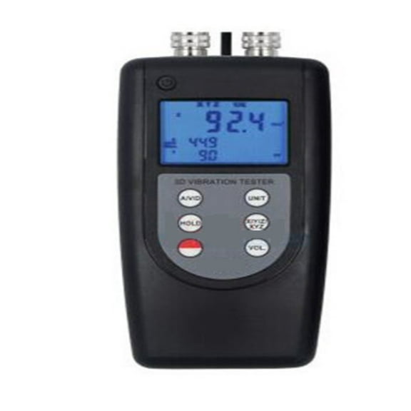 Vibration Meter,Digital Vibrometer Handheld VM-6380-3 Three Channel Vibration Meter ,Precise Measurement