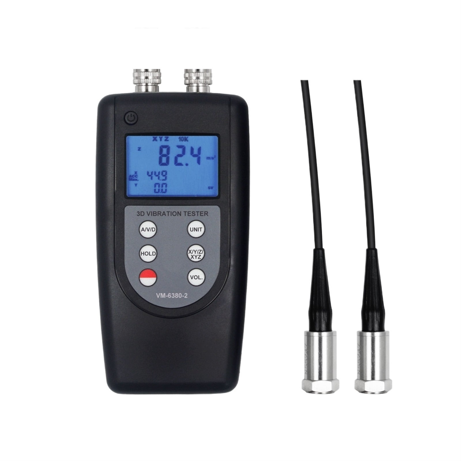Vibration Meter VM-6380-2 Multi-Channel Vibrometer Acceleration ...