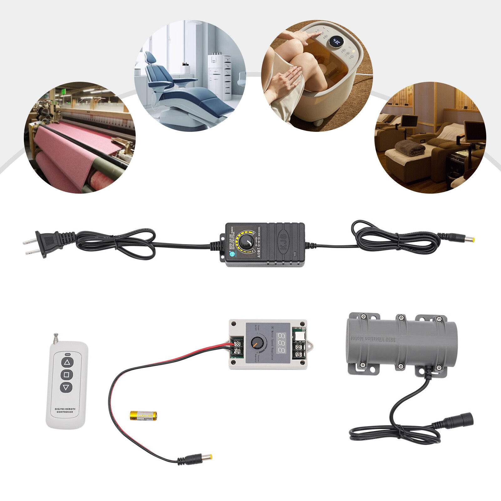 Toplionace DC12V Doppelkopf-Vibrationsmotor R2838 ? Produktbild-Vorschau 3