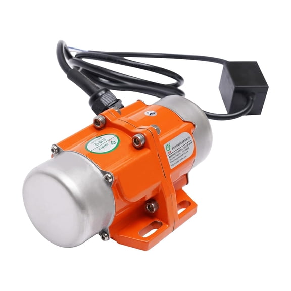 Vibration Motor Single Phase AC Vibration Motor with Adjustable Eccentricity Block 40W 110V Vibrating Motor Asynchronous Vibrator Machine 3600RPM for Mining, Metallurgy, Electricity, Construction