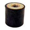 thumbnail image 1 of J.W. Winco B831490 Vibration Mount, 2 Tapped Holes, 1.50 in. Dia., 1 in., 0.31-18 Thread - Black, 1 of 1