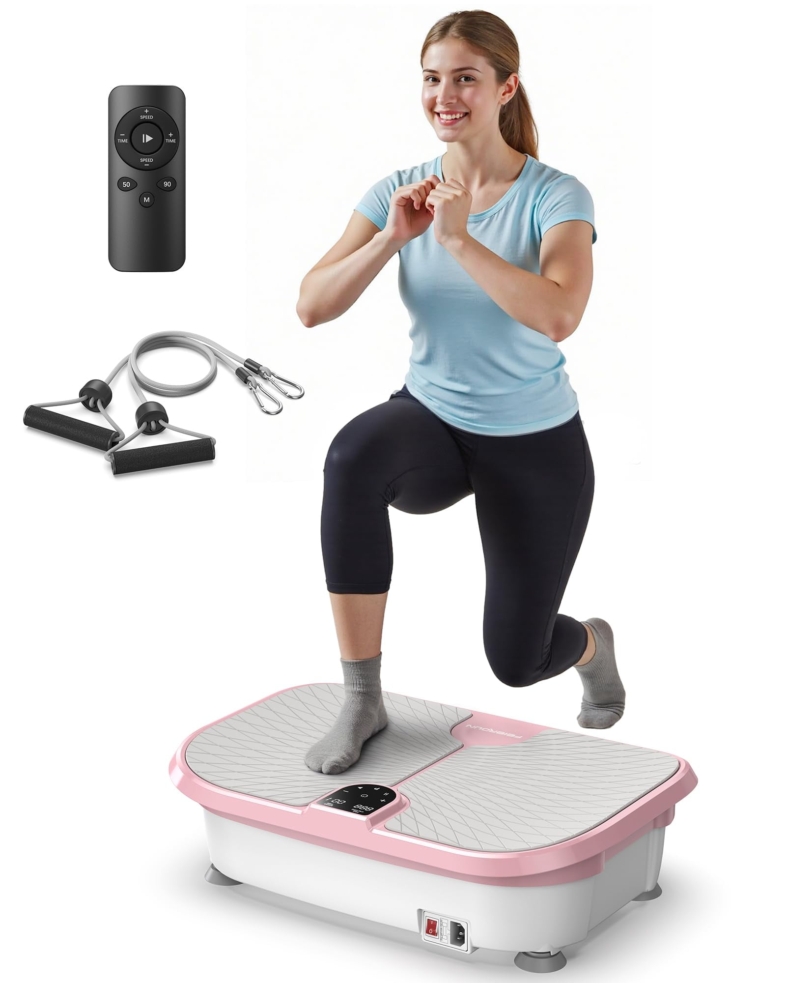 Full-Body Vibration Machine for Lymphatic Drainage, 400 LBS Capacity ...