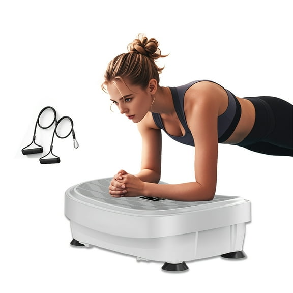 Vibration Plate Exercise Machine – 330LB Capacity, Whole Body Workout for Toning & Wellness – Multiple Speed Modes, Power Vibration Platform – Gift for Men/Women