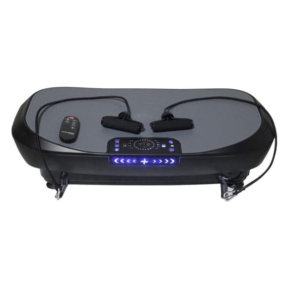 Vibration Plate Exercise Machine 4D, Fitness Vibration Trainer with Straps