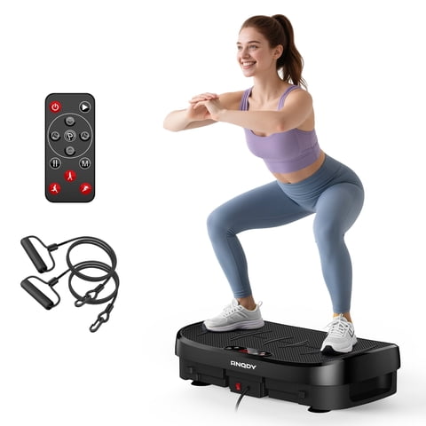 Anqdy Vibration Plate Exercise Machine for Home Fitness & Whole Body Workout, 450 Lbs Capacity