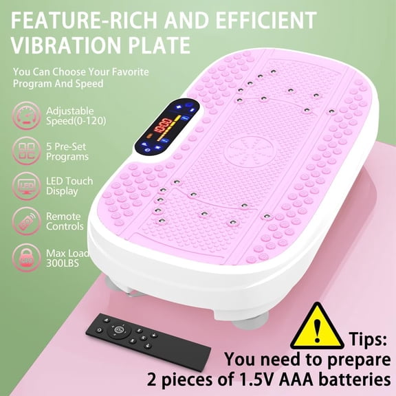 Vibration Plate, Exercise Machine,Full Body Shaker Workout Fitness Platform Home Vibration Plate$$Sport & Recreation Other